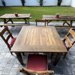 Dining Table Set (with 4 Chairs)
