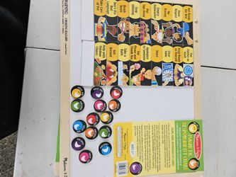 Melissa and Doug Magnetic chore chart.