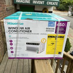 BRAND NEW HISENSE 10,000 Btu Air Conditioner, WI-FI ALEXIA AND GOOGLE 