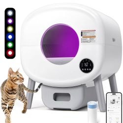 Self Cleaning Cat Litter Box: Extra Large Automatic Litter Box for Multiple Cats