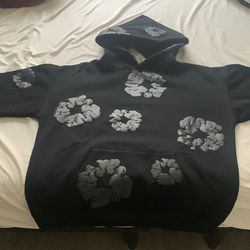 Denim tear hoodie Black Size M