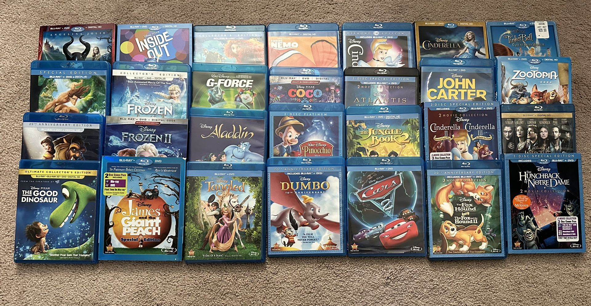 Disney Blu-Ray Lot