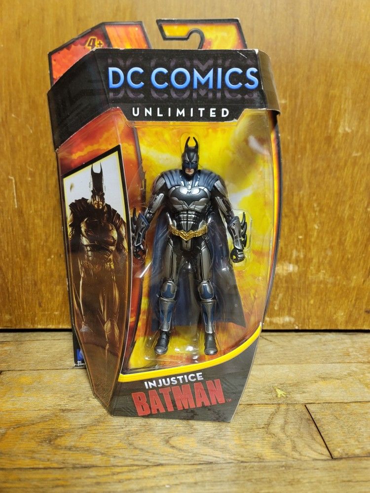 Injustice Batman Action Figure Mattel 2013 DC Comics Unlimited NIP Toy 