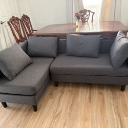 Couch. Can Be A Chaise Lounge, Can Be Regular Couch (as Shown)