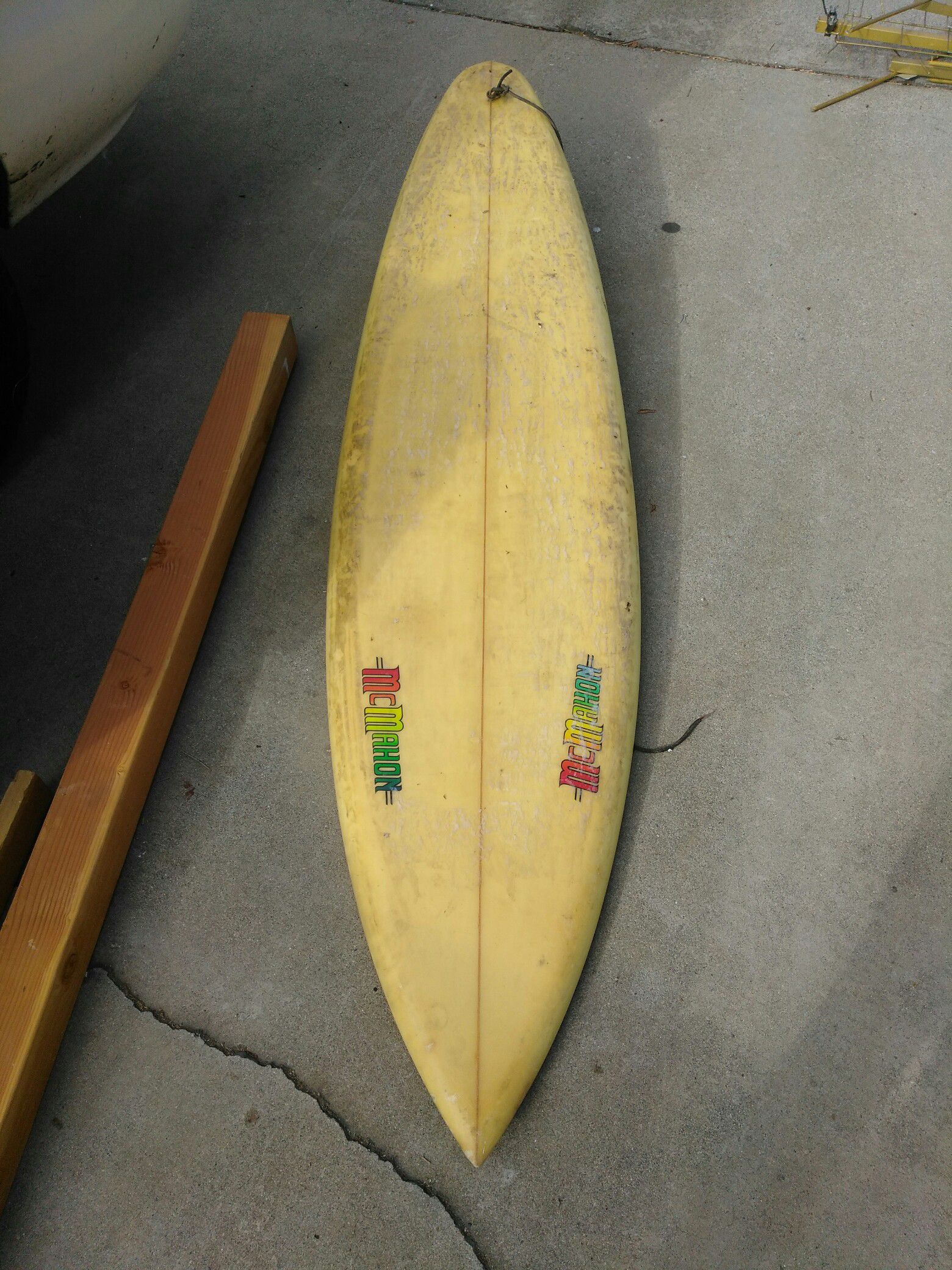 Vintage mc mahon surfboard
