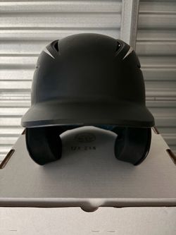 Easton Elite X 7 1/8" to 7 1/2" Senior Baseball Batting Helmet - Black
