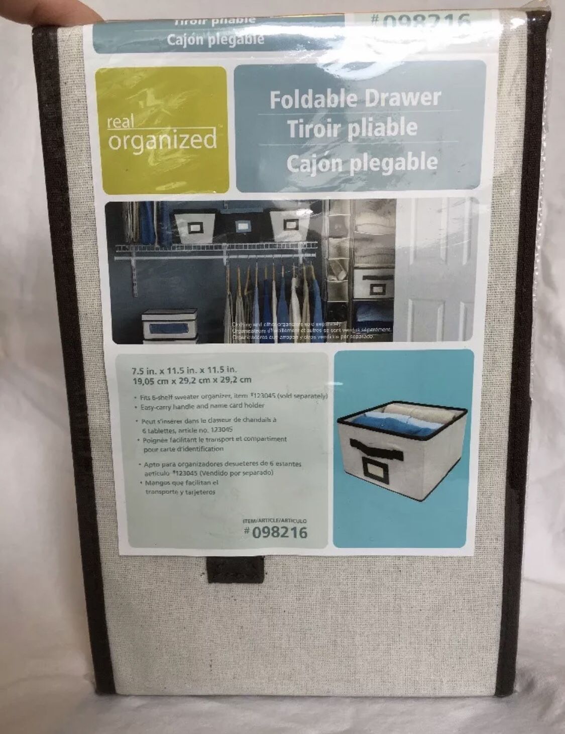 Soft Foldable Drawer Closet Organization