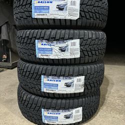 (4) - 235/65/17 Sailun Ice Blazer WSTX Snow Tires