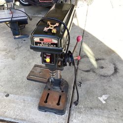 Craftsman Drill Press 8 Inch Three Speed heavy duty works perfect