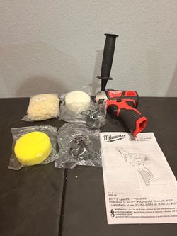 New Milwaukee M12 Variable Speed Polisher/ Sander