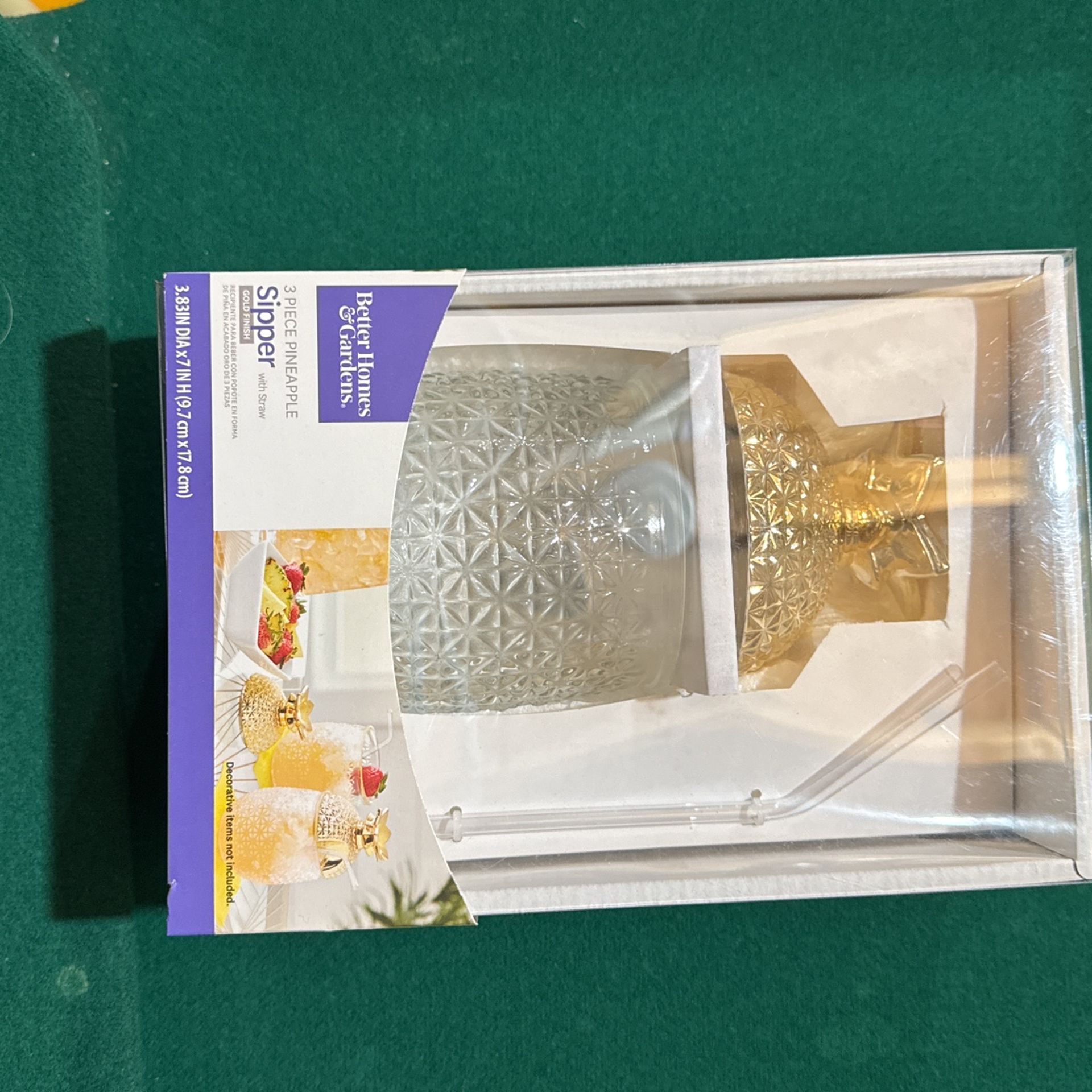 3 Piece Glass Cup