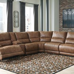 Thurles Saddle 6 Piece Sectional By Ashley