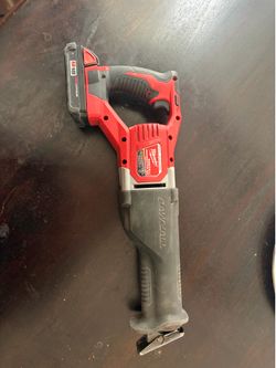Milwaukee m18 reciprocating saw + m18 battery included (new!)