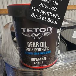 Special Price Gear Oil 80w140 Synthetic Bucket 5Gal High Quality 