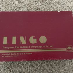 Lingo Vintage Board Game Complete w/instructions