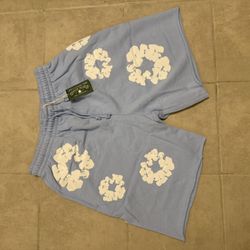 Light Blue Denim Tears Shorts Size L