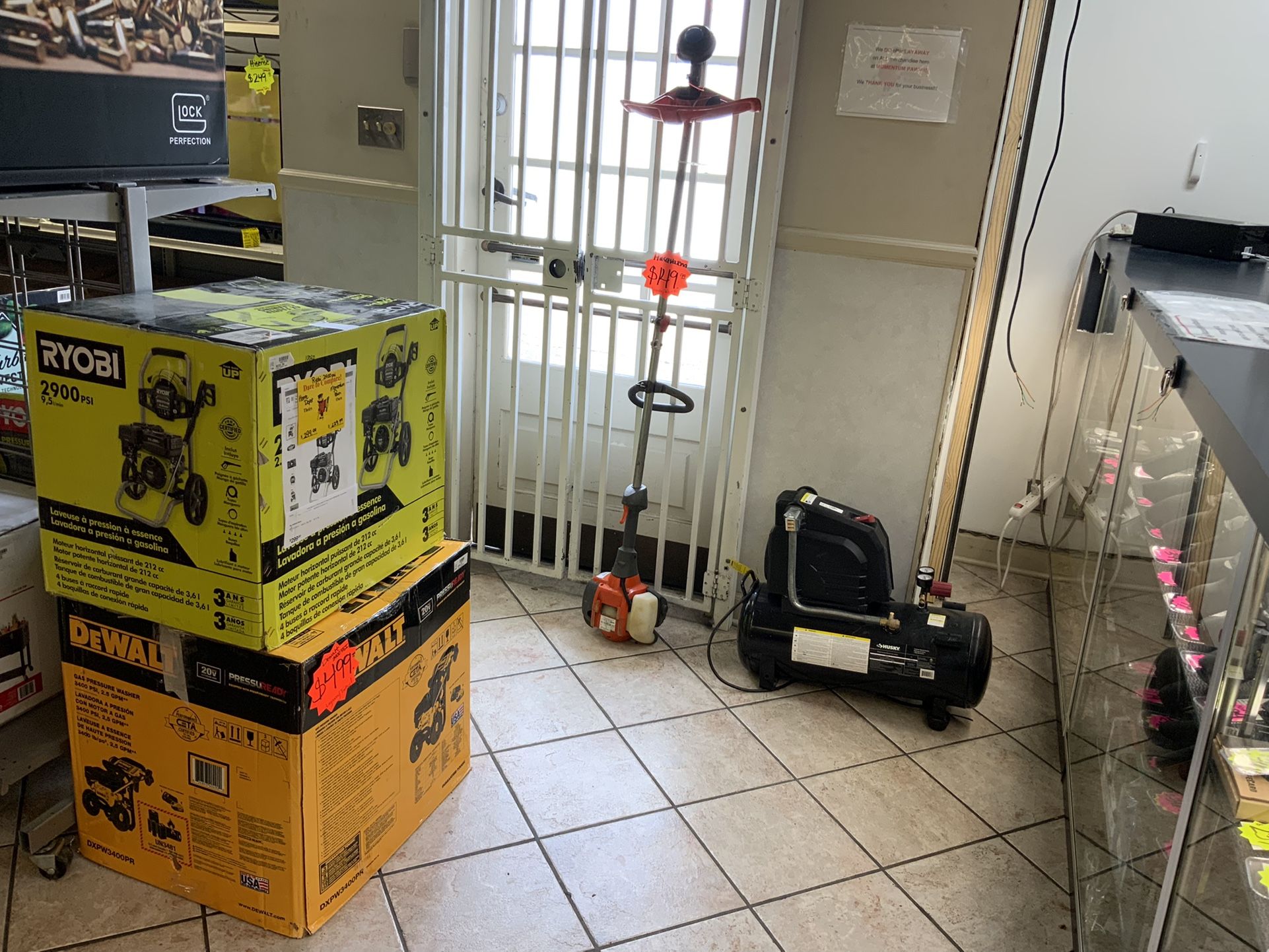 Pressure Washers RYOBI And Dewalt