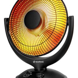 Radiant Dish Heater with Tip-Over and Overheating Protection For Indoor Use, 800w