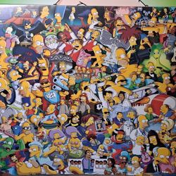 Simpsons Collectable Posterboard 25th Anniversary 