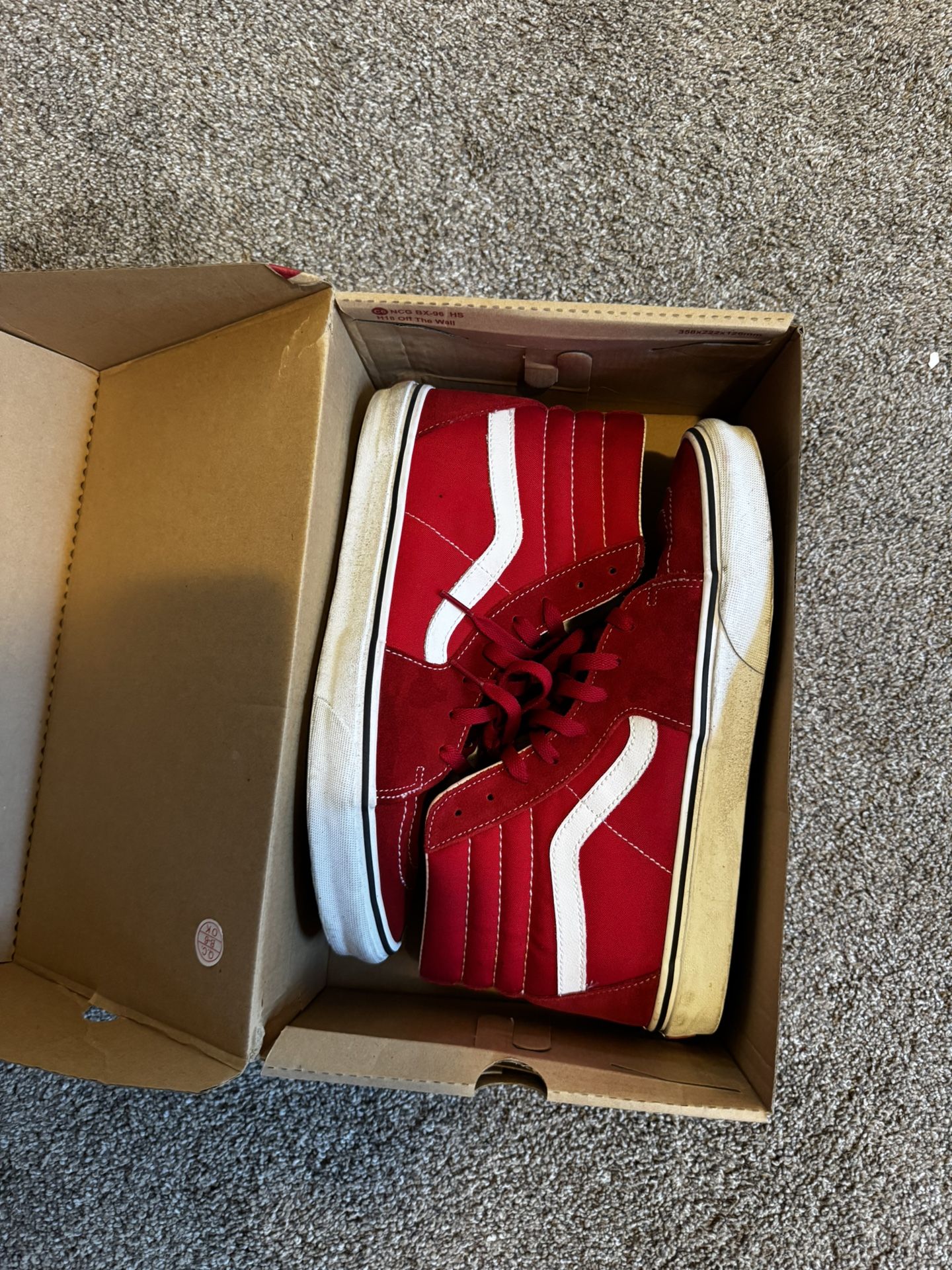 Men’s Red Vans
