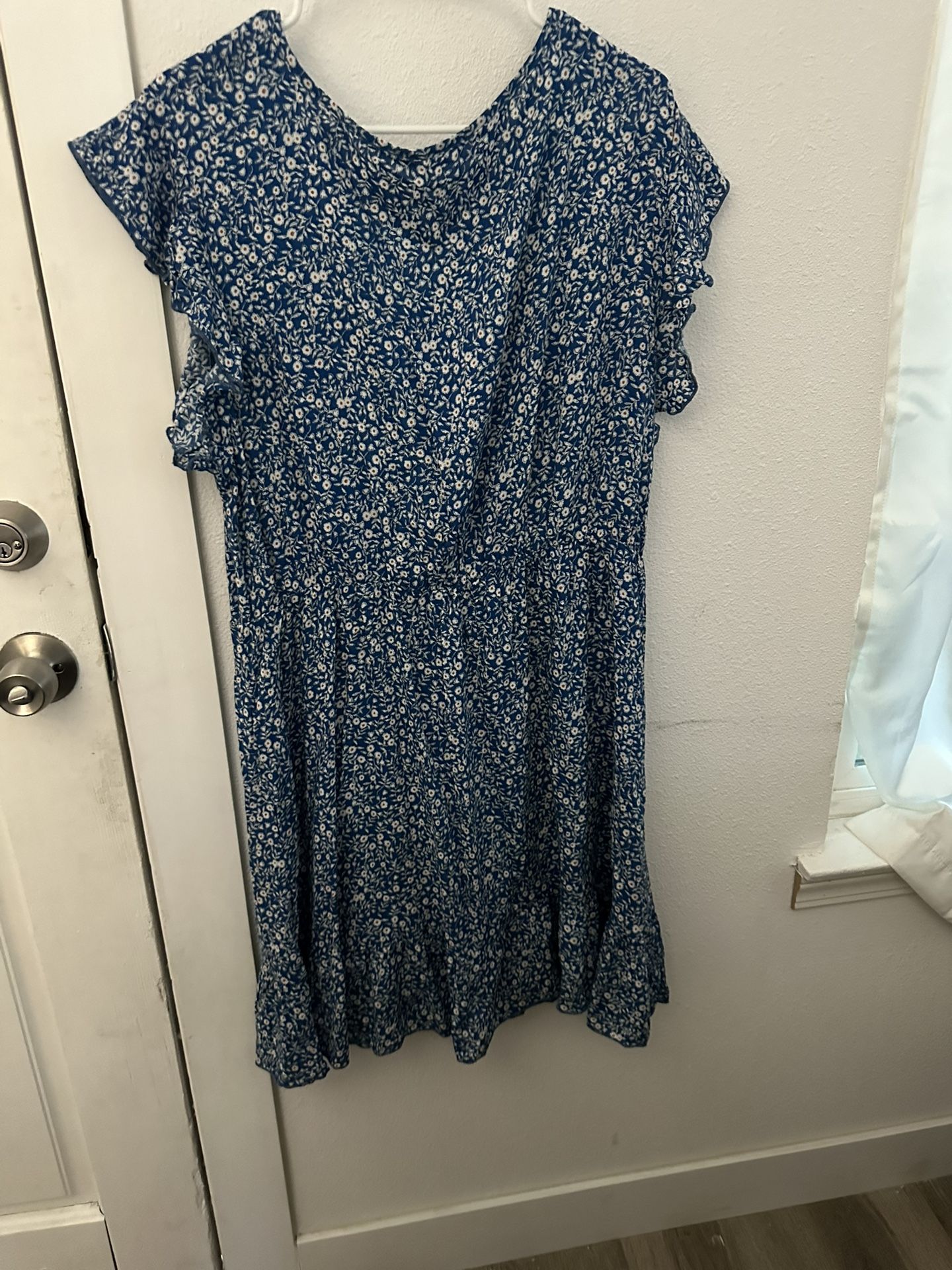Plus Size Flower Sundress