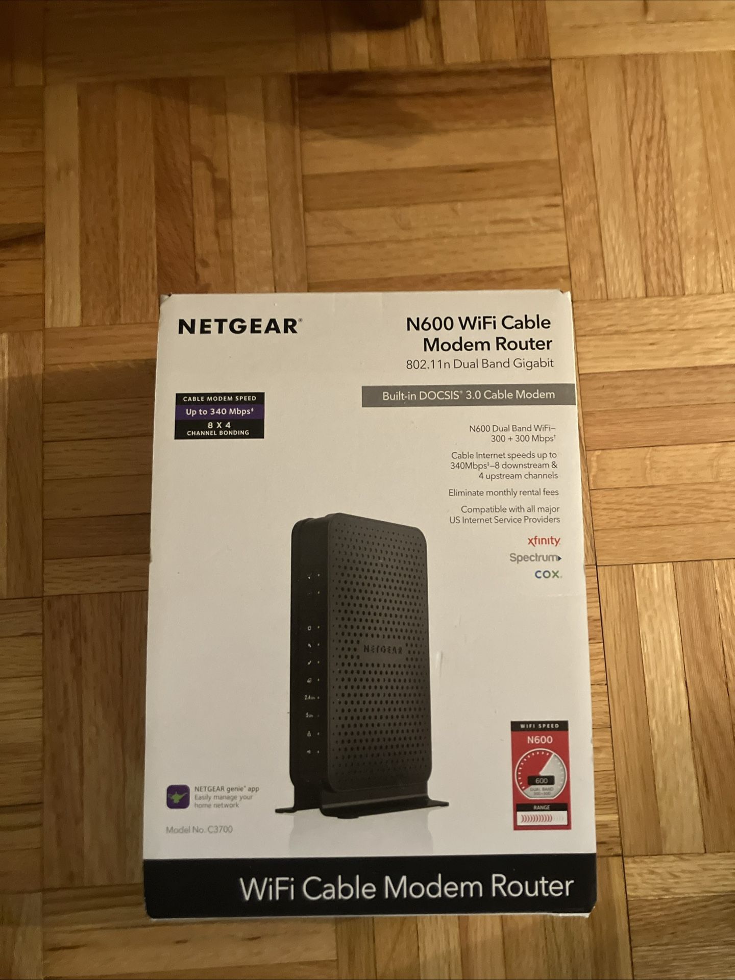 Netgear N600 Wi-Fi Cable Modem Router