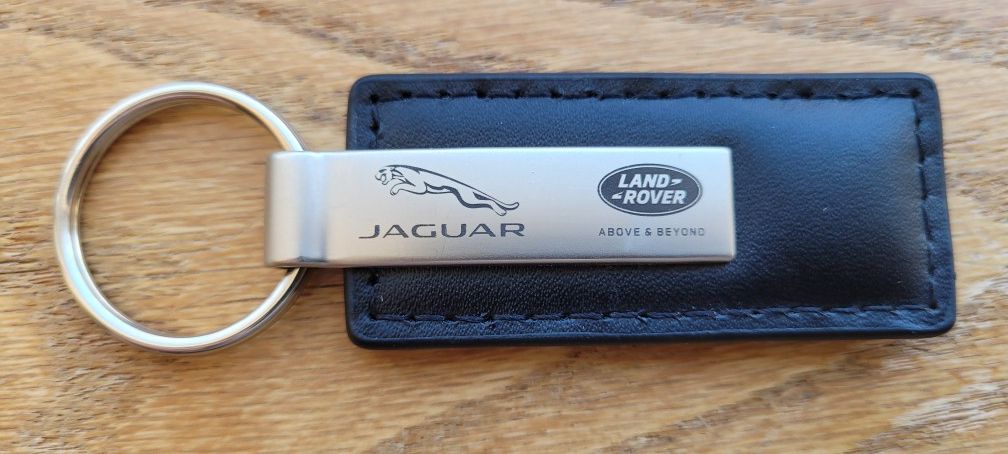 Repurposed Key Chain Wallet Jaguar
