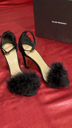 Fabric Black Sandal