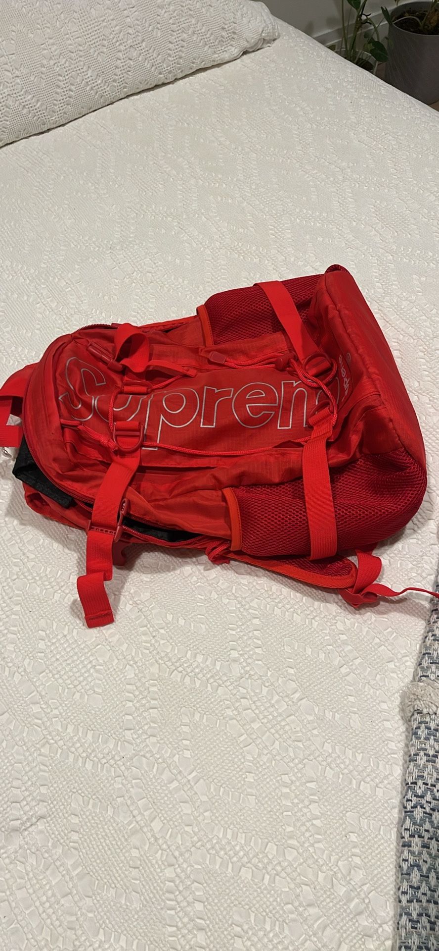 Supreme Red Backpack