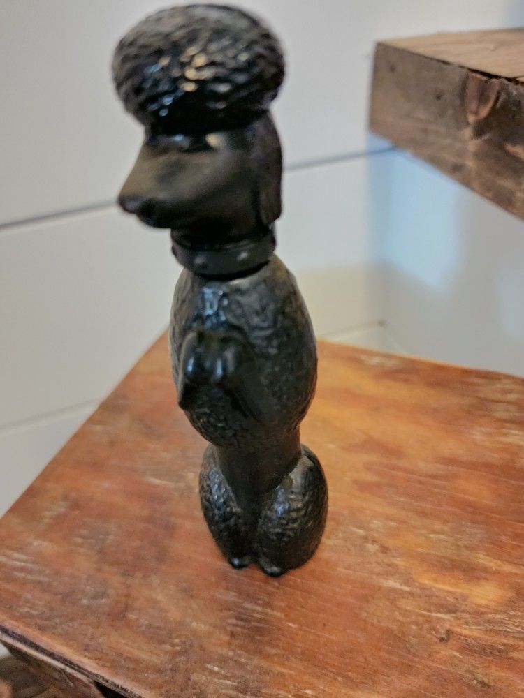 Vintage Avon Poodle Perfume Bottle - Black