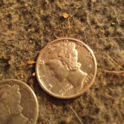 1923 Mercury Dime And 1945 Mercury Dime .Buying Both For Price