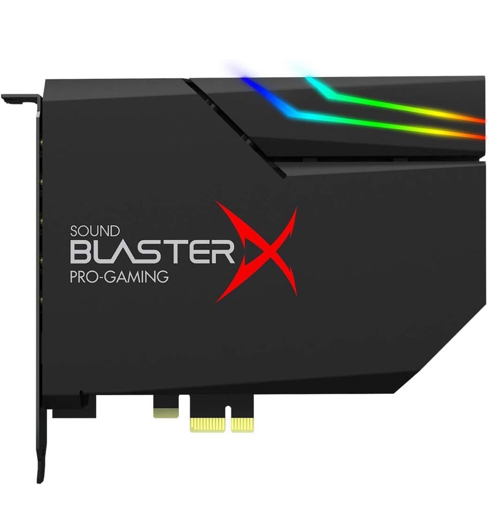 Brand New Creative Sound BlasterX AE-5 Plus SABRE32-class Hi-res 32-bit/384 kHz PCle Gaming Sound Card and DAC with Dolby Digital and DTS, Xamp Discre