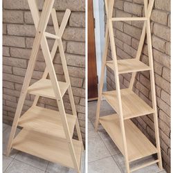 Natural 3 Tier Bookshelf