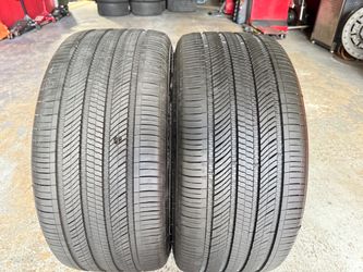 Two Tires 275/35/21 Hankook Ion Evo EV like new with 90-100% Left high demand pair Tesla Model Y Performance