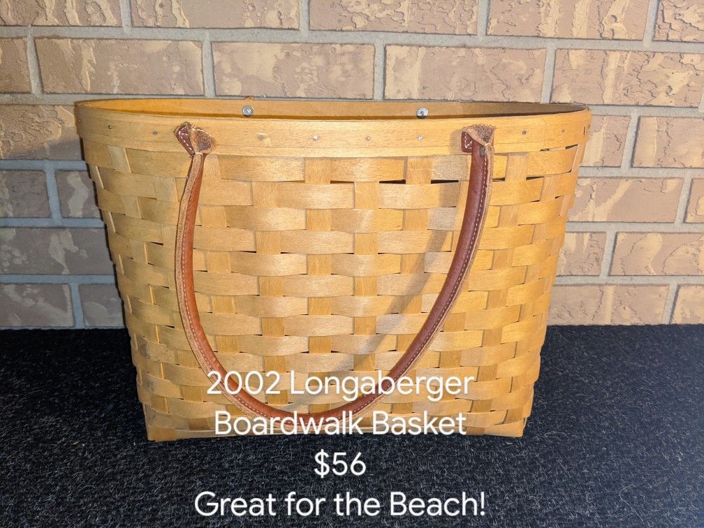 2002 Longaberger Boardwalk Basket