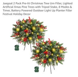 Outdoor Christmas light 2ct
