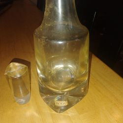 Antique Boda Glass Canteen Made In Sweden 