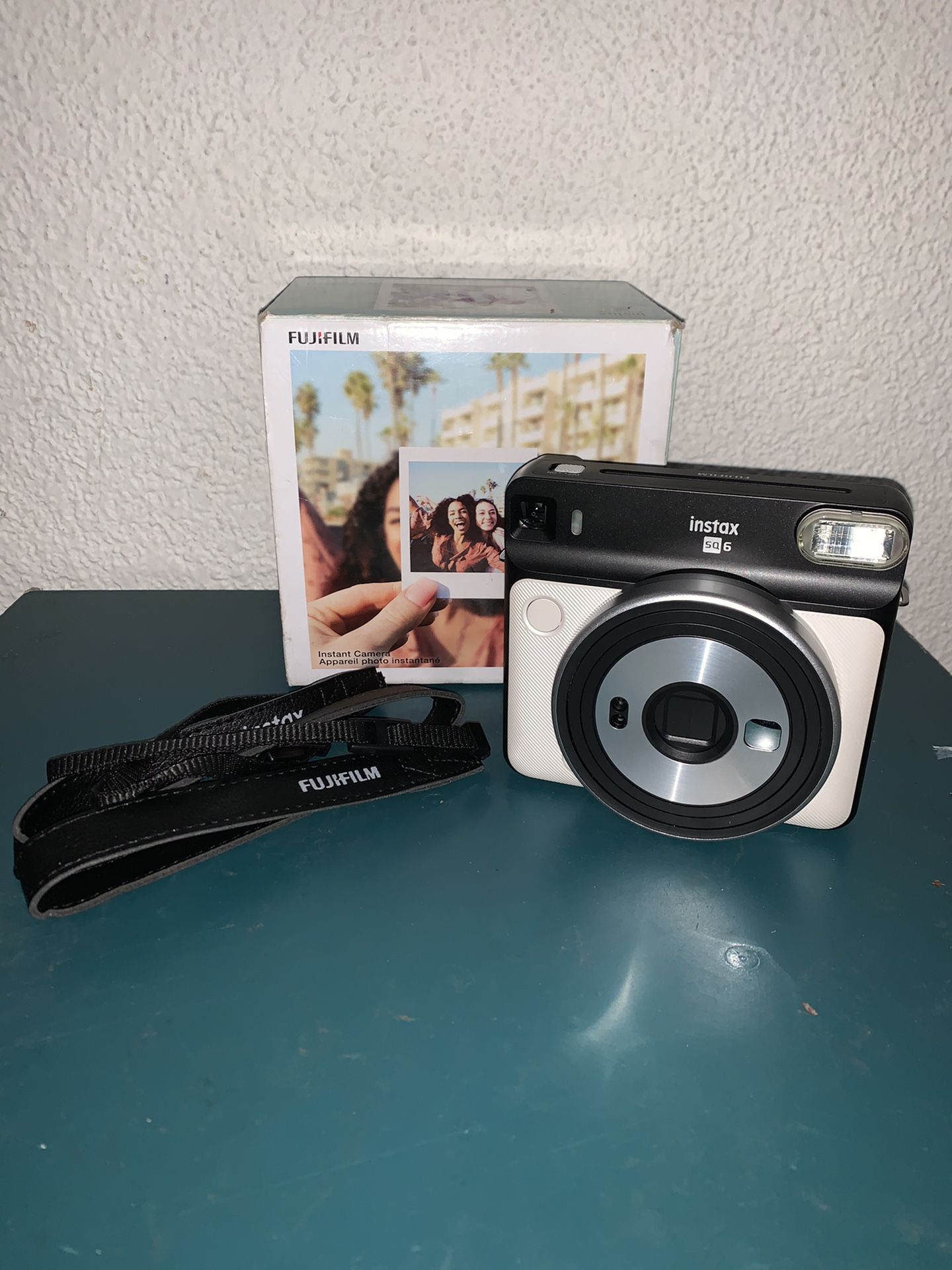 Fujifilm instax SQUARE SQ6 Instant Film Camera - Pearl White