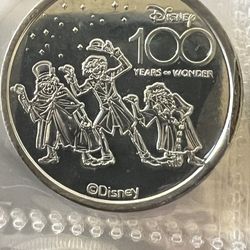 Disney 100 Anniversary Souvenir Medallion 