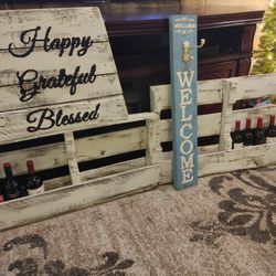Farmhouse Decor And Wine Racks
