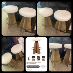 Damon Durham Swivel Bar Stools $499.99