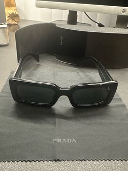 Prada Black Rectangle Sunglasses