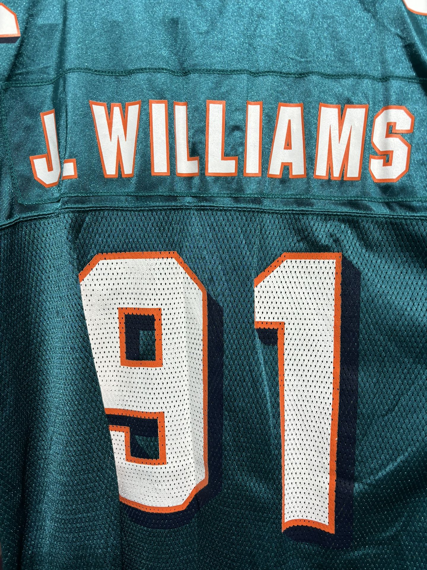 J Williams Miami Dolphins NFL Reebok football jersey, men XL