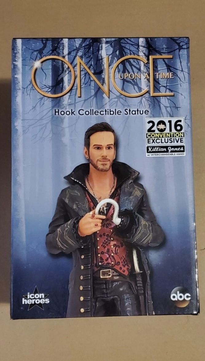 Signed Colin O'Donoghue Hook Once Upon A Time SDCC 2016 Exclusive Statue