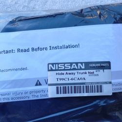New Cargo Net - Nissan Altima Hideaway Trunk Cargo Net (Part#: T99C1-6CA0A)
OEM