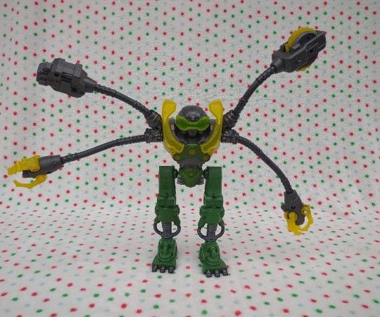 Marvel Hasbro Spiderman Evil Robot Ockobot Figurine Bend and Flex 10"