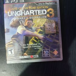 Uncharted 3 Brand New Sealed