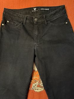 Deep black color ladies pants size 12 L for talls people like new !🌺