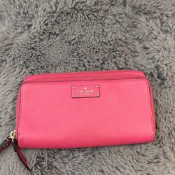 Pink Kates spade wallet 