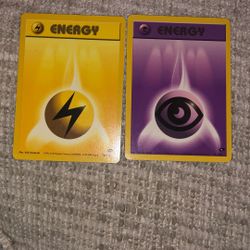 Vintage Pokemon energy’s 
